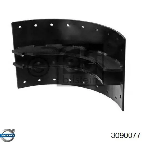 3090077 Volvo Барабанные тормозные колодки