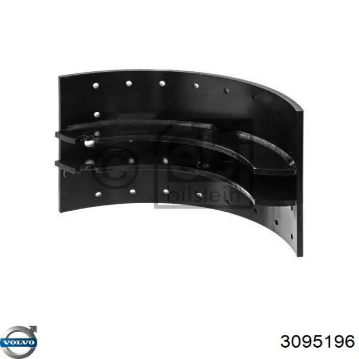 3095196 Volvo Барабанные тормозные колодки