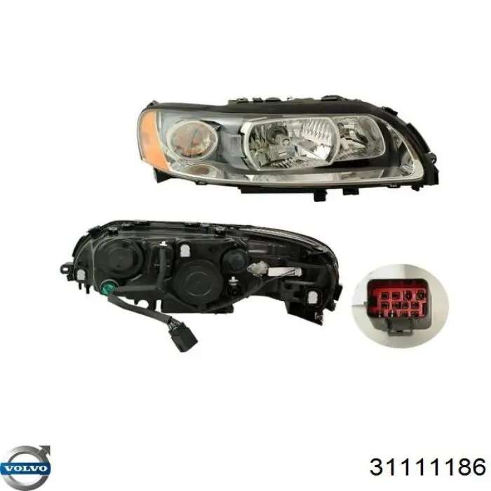 Фара левая Volvo 31111186 цена, от 172.34 USD