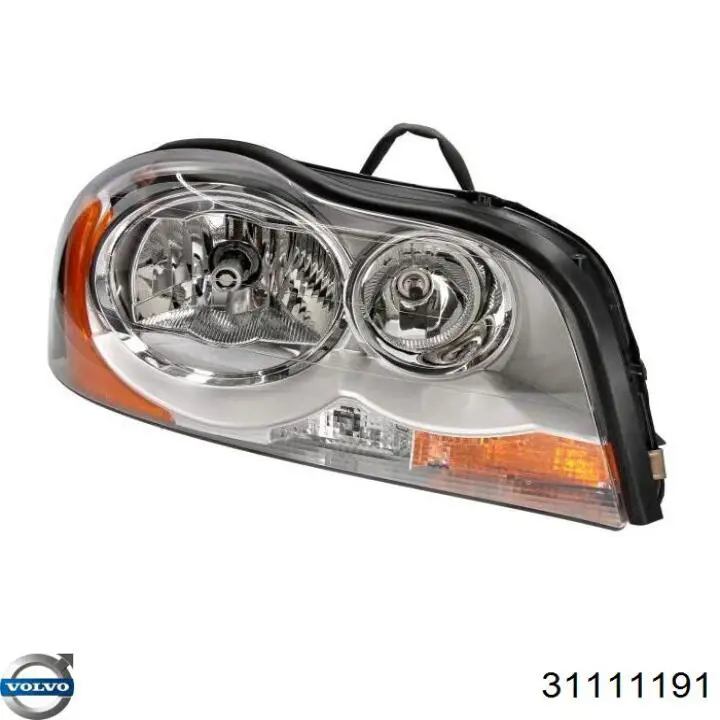 Правая фара 31111191 Volvo