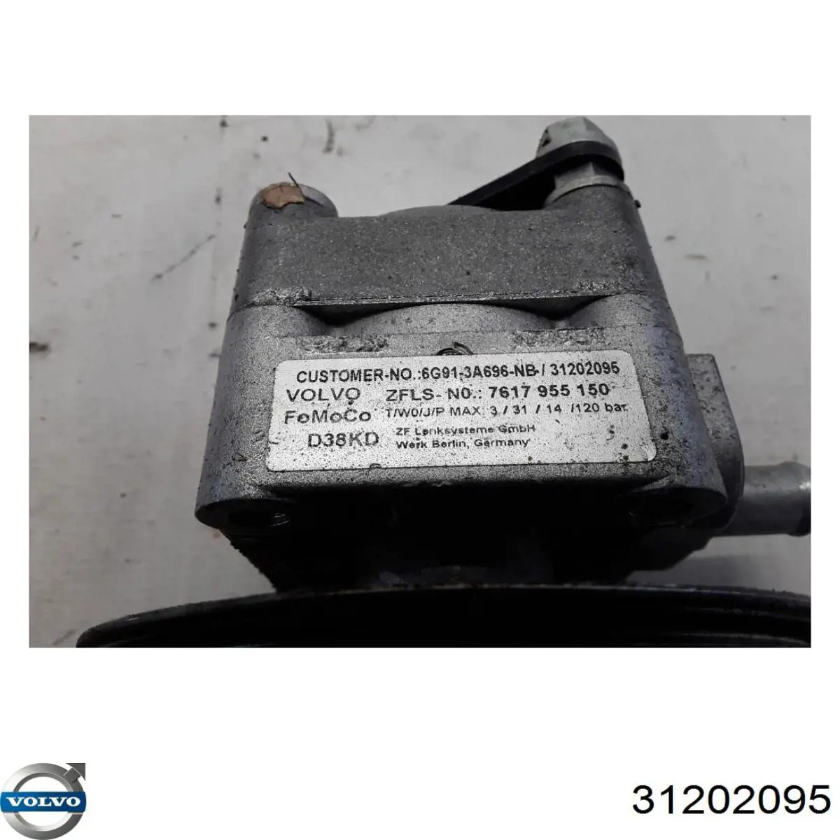 Насос гидравлики Volvo 31202095 цена, от 146.73 USD