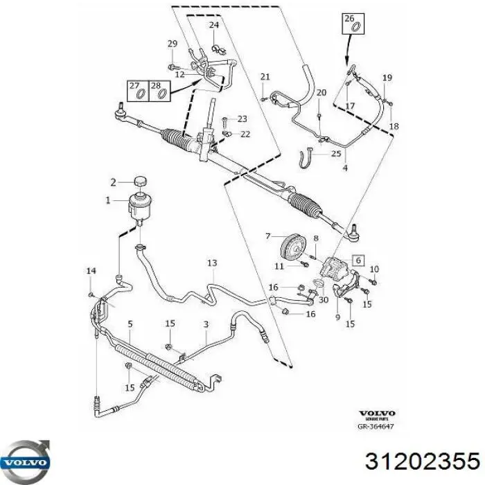  Volvo 31202355 цена, от 358.73 USD