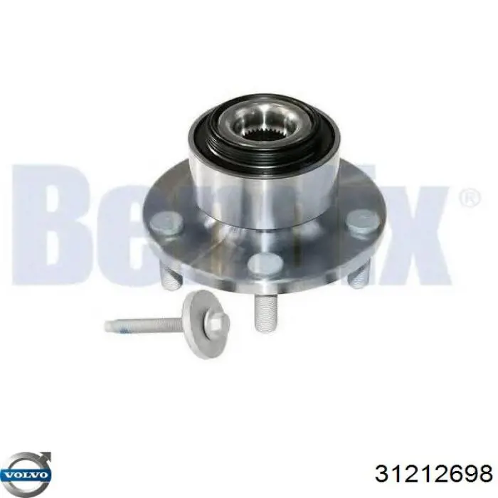 Купить 31212698 Volvo Ступица переднего колеса