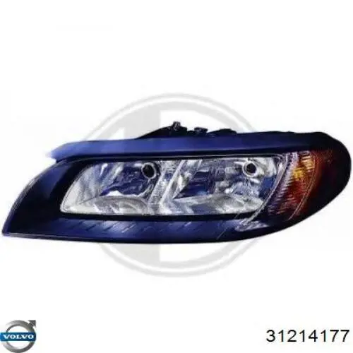Купить 31214177 Volvo Фара основная правая