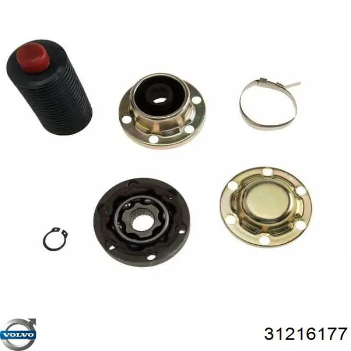 ШРУС карданного вала заднего, передний Hart 470907 цена, от 31.79 USD