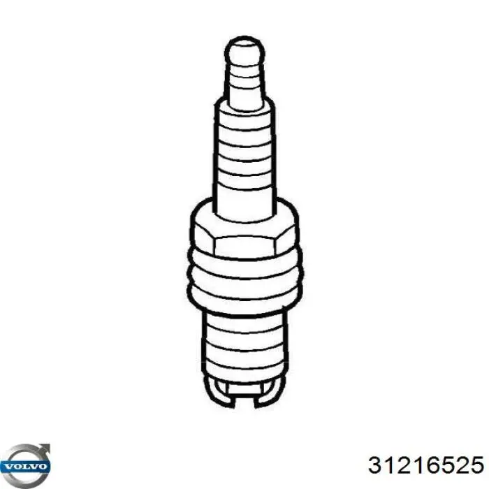 Свеча Volvo 31216525
