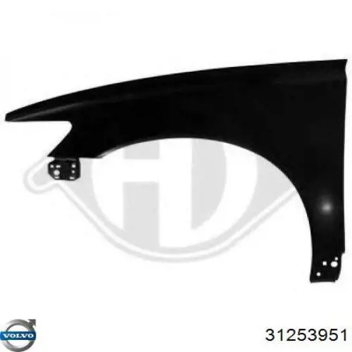 Купить 31253951 Volvo Крыло переднее левое
