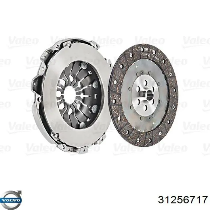 Купить 31256717 Volvo Комплект сцепления (диск, корзина, подшипник)
