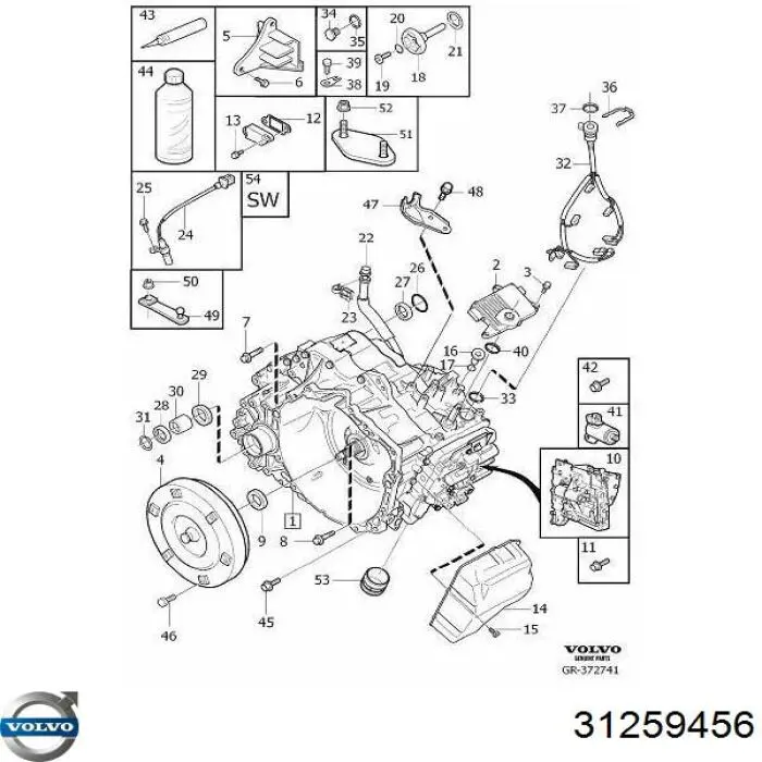  Volvo 31259456 цена, от 464.57 USD