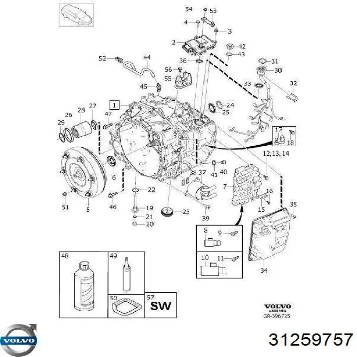  Volvo 31259757 цена, от 42.18 USD