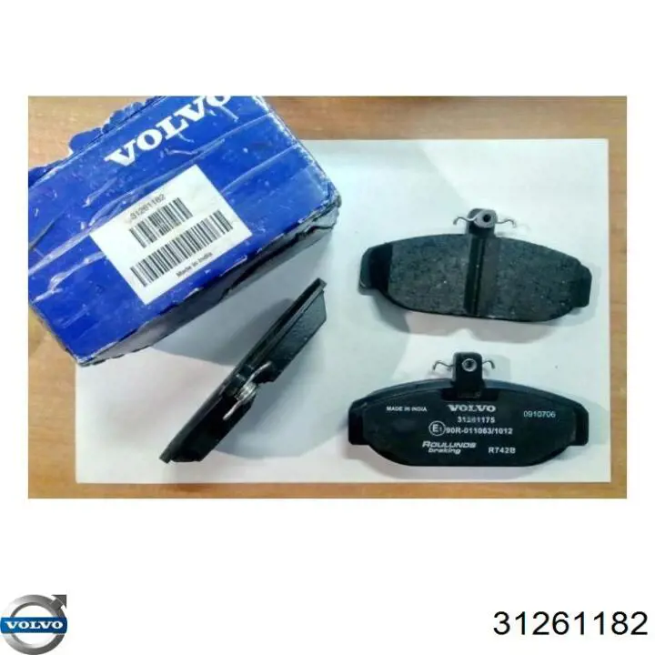 Колодки Volvo 31261182 цена, от 17.78 USD
