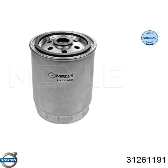 Фильтр тонкой очистки топлива Volvo 31261191 цена, от 16.54 USD