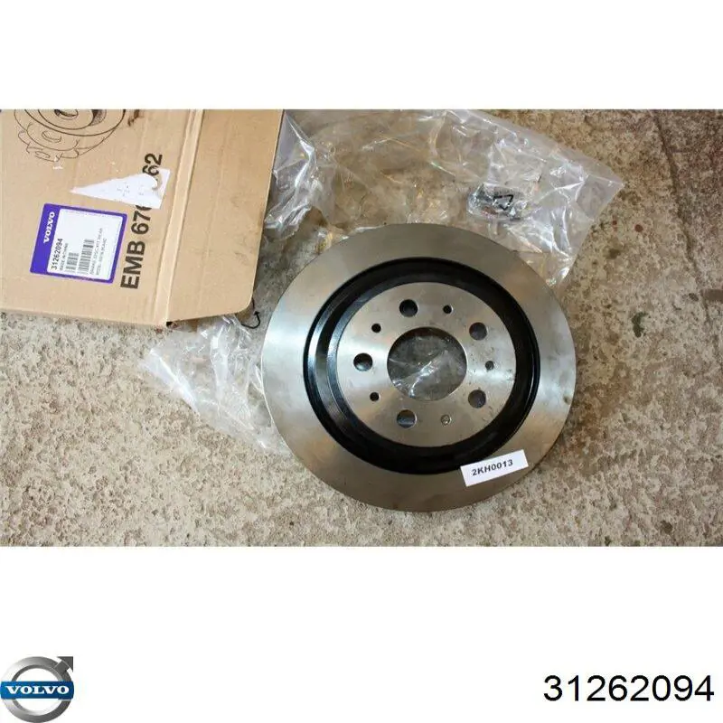 Купить 31262094 Volvo Диск тормозной задний