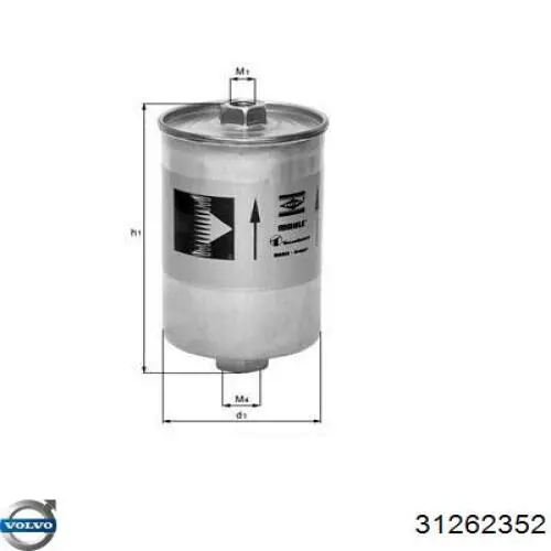 Купить 31262352 Volvo Фильтр-отстойник топлива грубой очистки