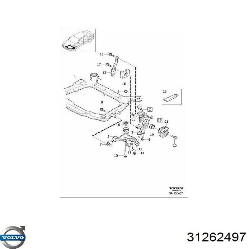  Volvo 31262497 цена, от 32.96 USD