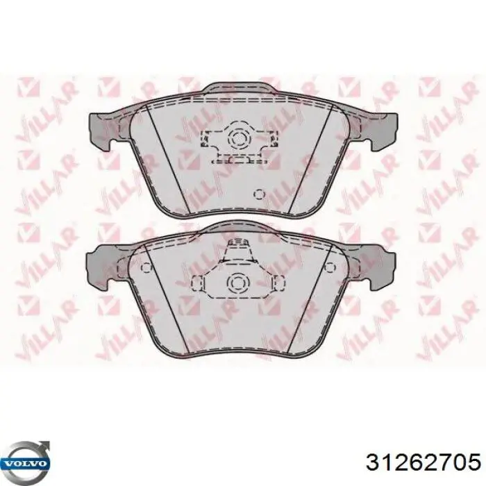 Тормозные колодки Volvo 31262705