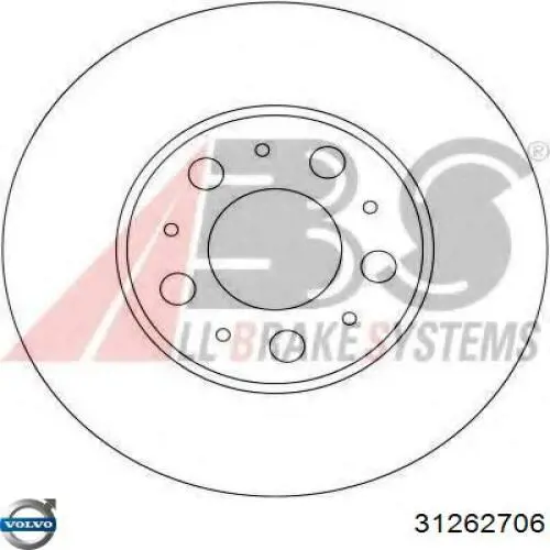 Купить 31262706 Volvo Ротор тормозной