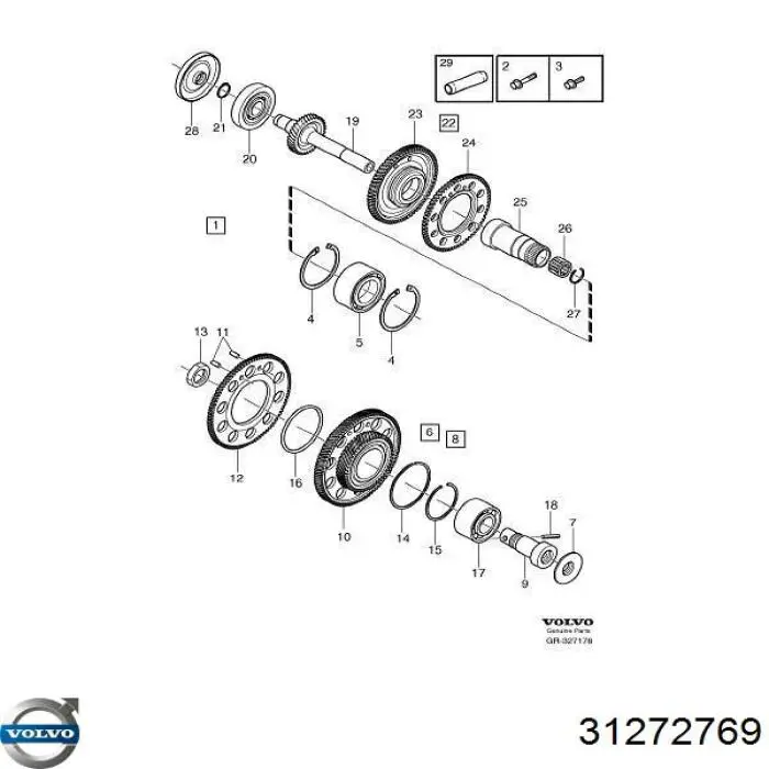  Volvo 31272769 цена, от 1581.11 USD