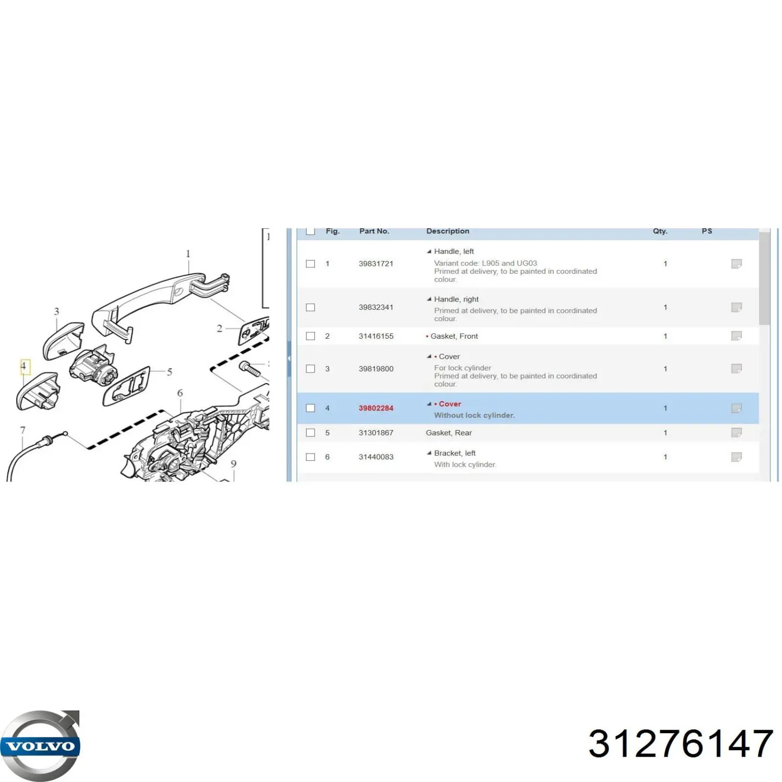  Volvo 31276147 цена, от 7.88 USD