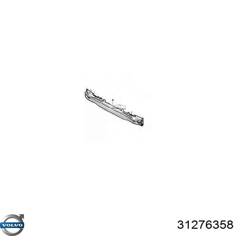 31276358 Volvo Балка бампера переднего