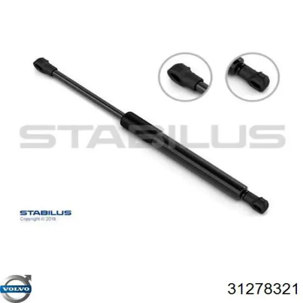 31278321 Volvo Амортизатор крышки багажника