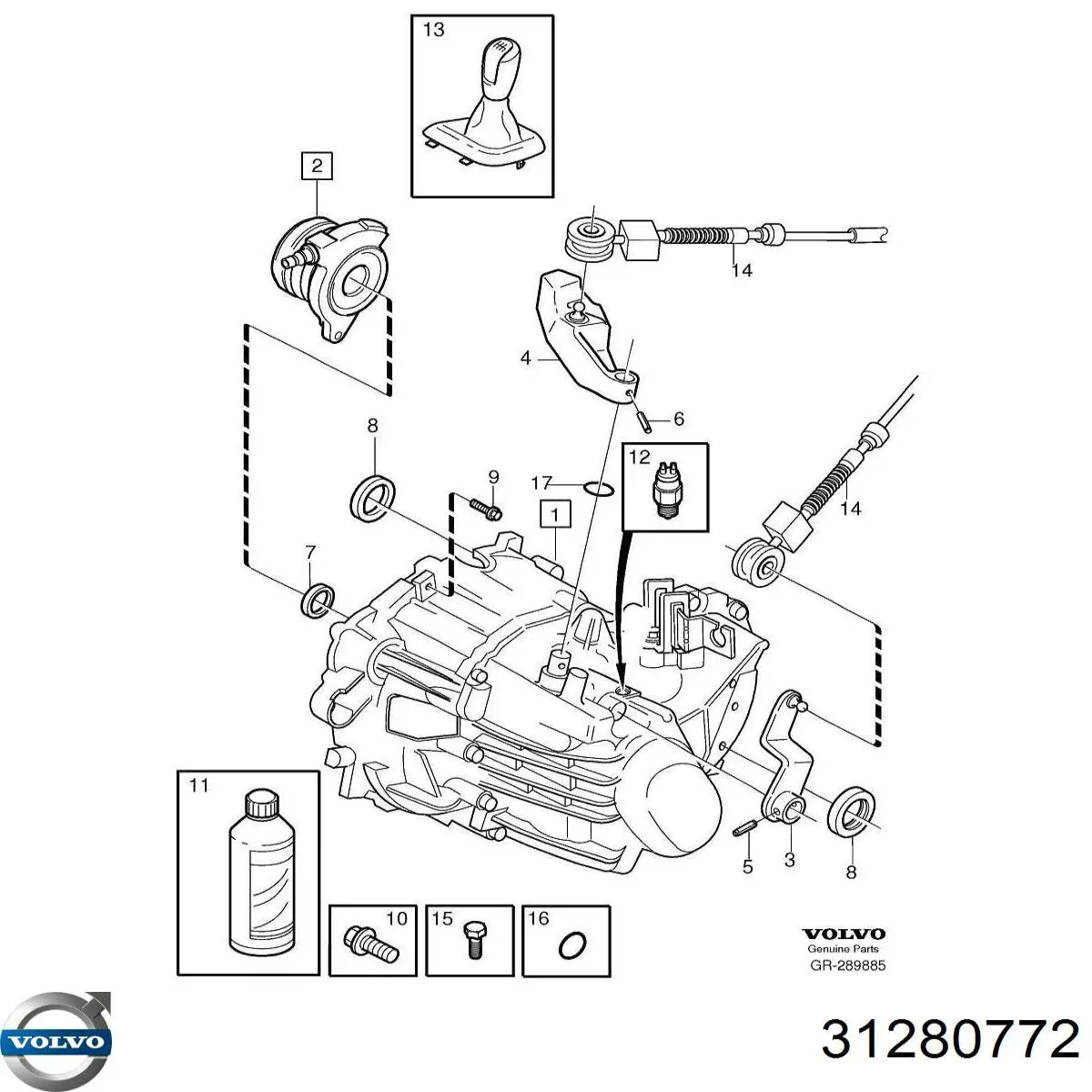Купить 31280772 Volvo Масло АКПП