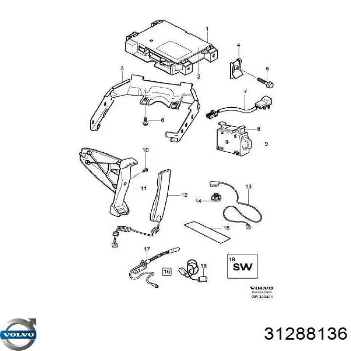  Volvo 31288136 цена, от 19.02 USD