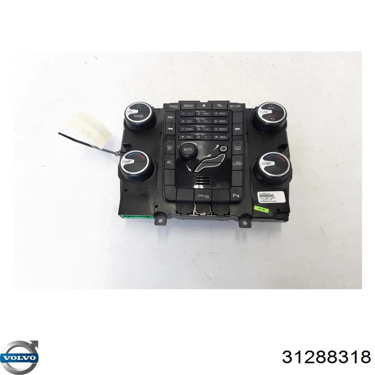 Unidade de controlo dos modos de aquecimento/condicionamento para Volvo S80 (AS, AR)