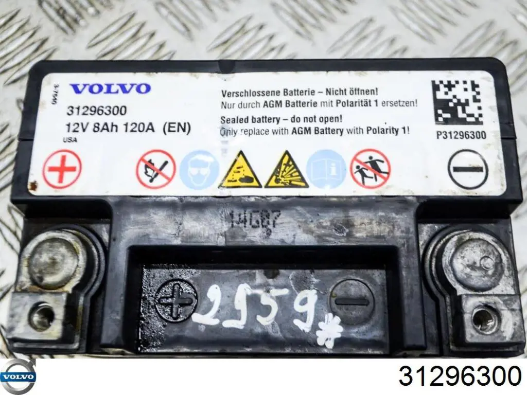 Акумуляторна батарея, АКБ 31296300 Volvo