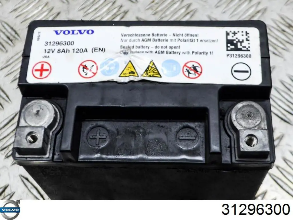31296300 Volvo bateria recarregável (pilha)