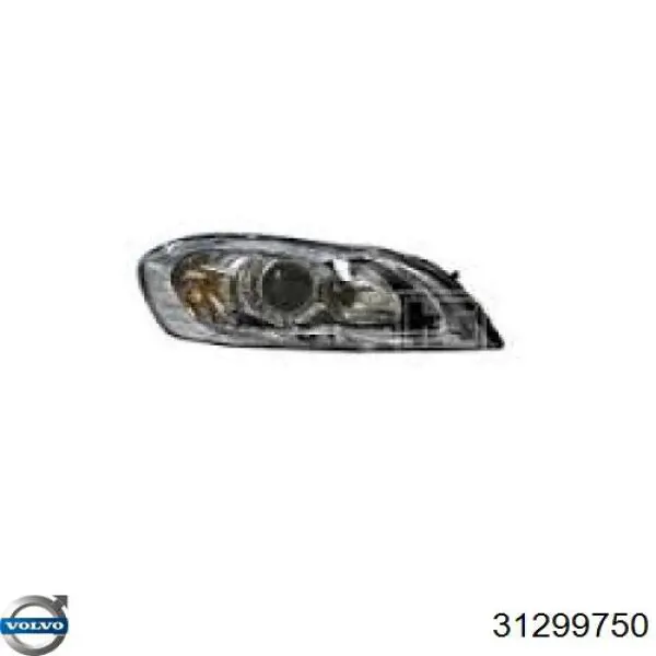 Левая фара 31299750 Volvo