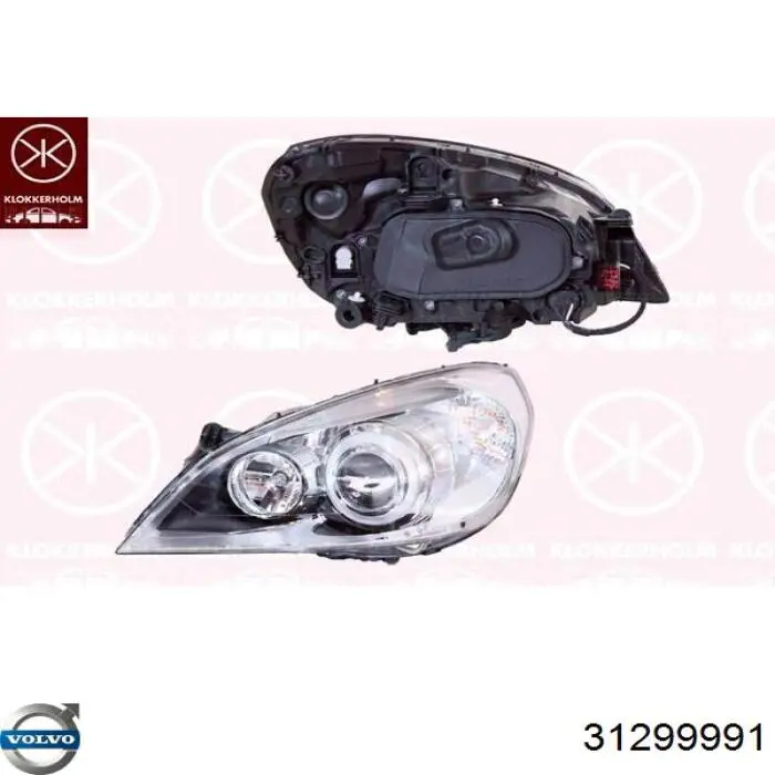 31299991 Volvo Фара передняя правая