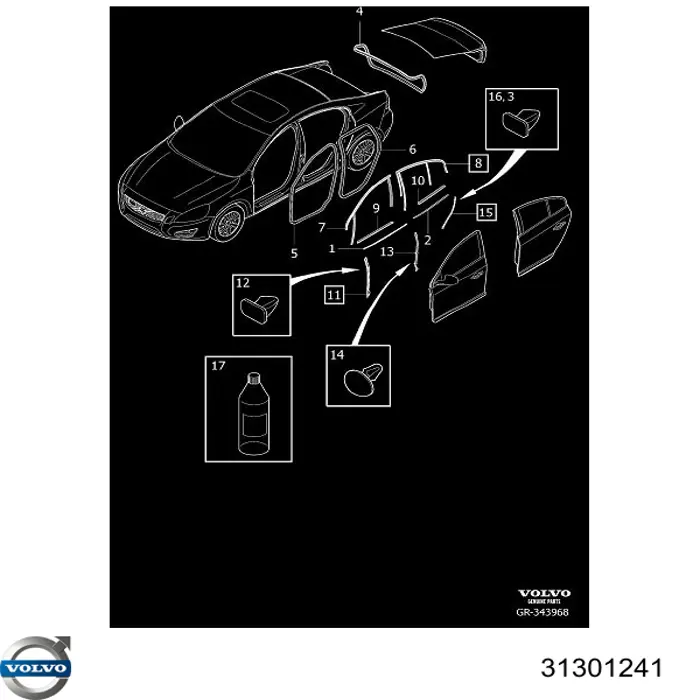  Volvo 31301241 цена, от 6.05 USD
