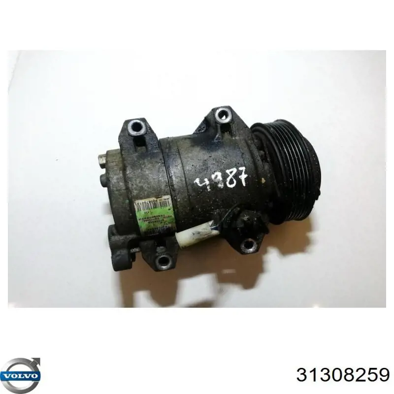 Компрессор системы кондиционирования Volvo 31308259 цена, от 259.67 USD