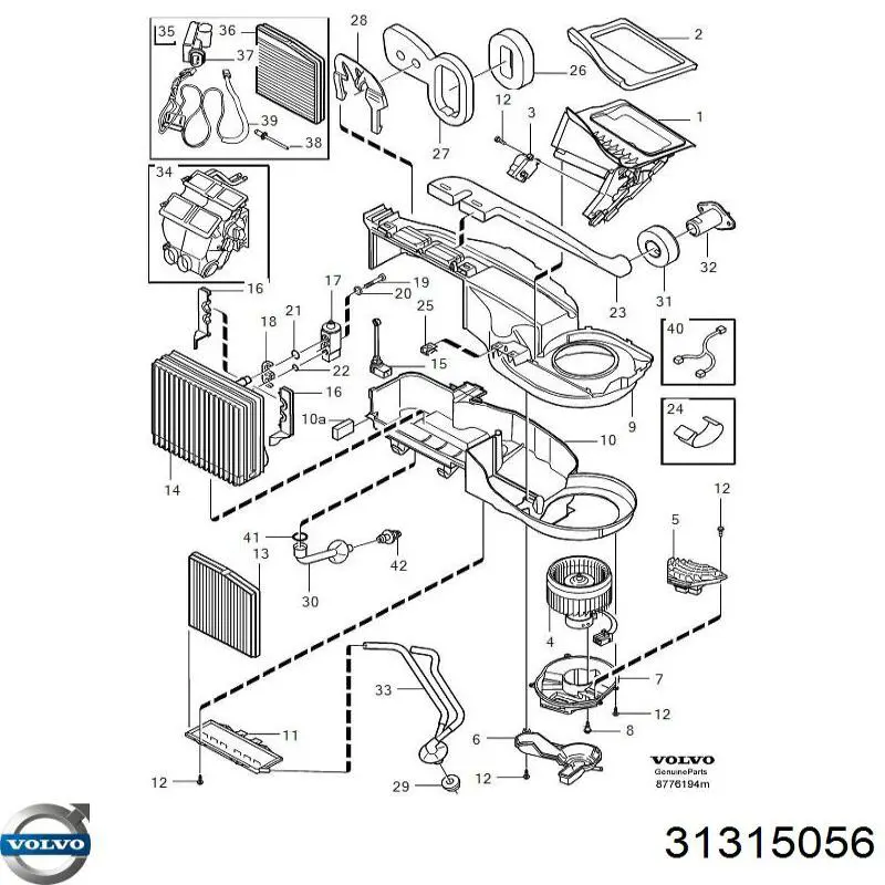 Купить 31315056 Volvo 