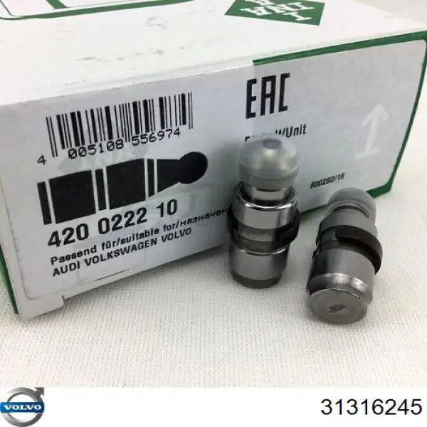 Толкатель клапана гидравлический Volvo 31316245 цена, от 7.18 USD