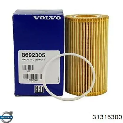Моторное масло Volvo ENGINE OIL 5W-30 Синтетическое 4л (31316300)