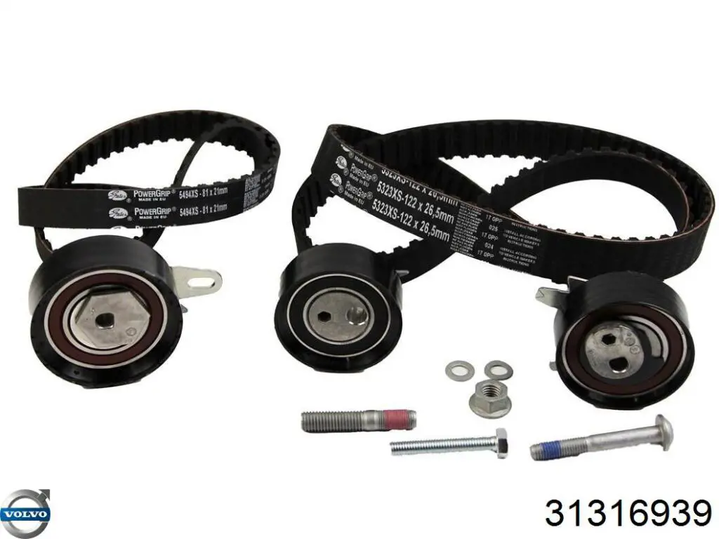 Зубчатый ремень Volvo 31316939 цена, от 19.91 USD