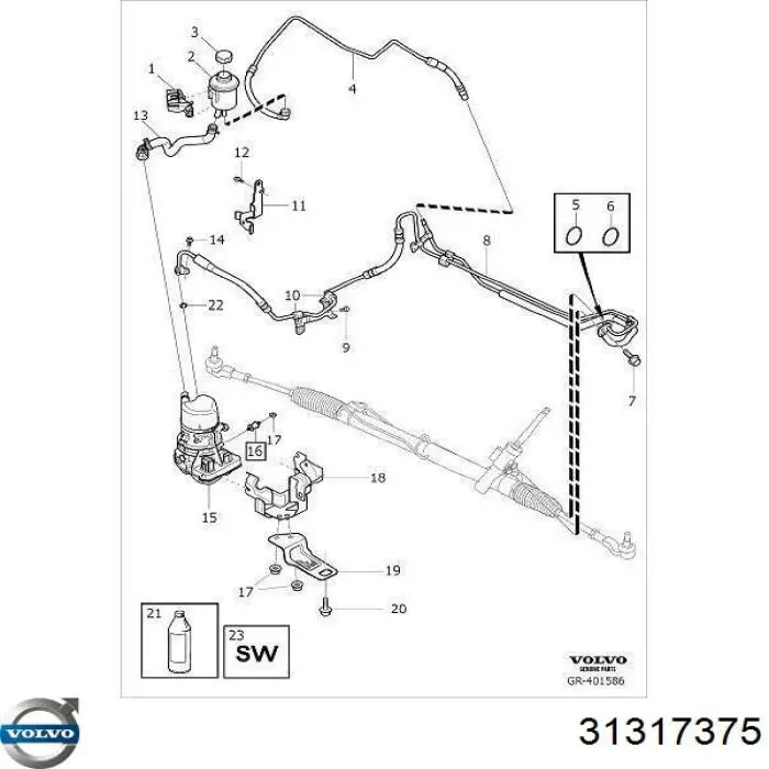  Volvo 31317375 цена, от 19.73 USD
