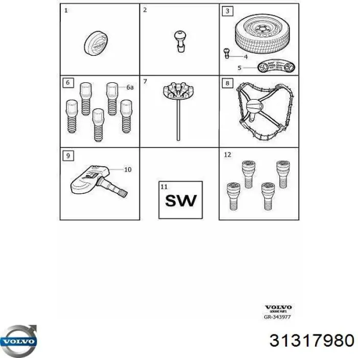 Купить 31317980 Volvo 