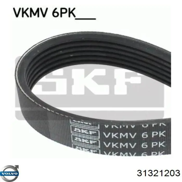 Купить 31321203 Volvo Натяжитель приводного ремня