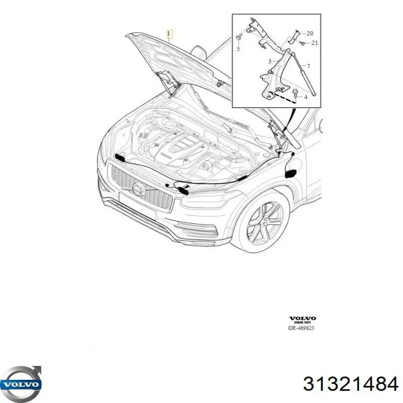  Volvo 31321484 цена, от 120.33 USD