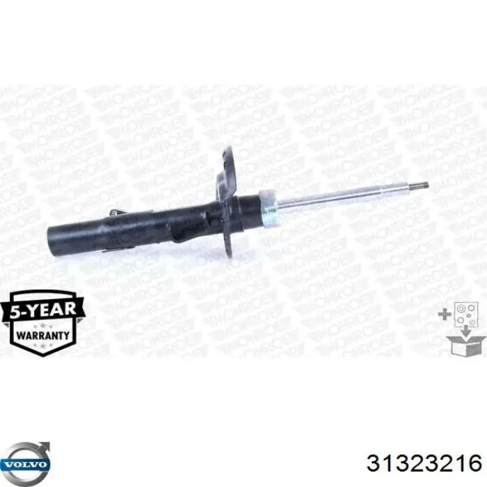 Амортизатор передней подвески левой Volvo 31323216 цена, от 44.53 USD