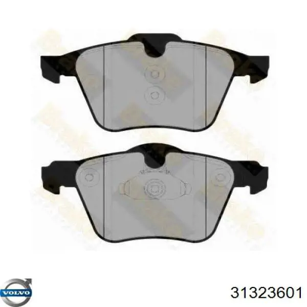 Колодки Volvo 31323601 цена, от 36.36 USD