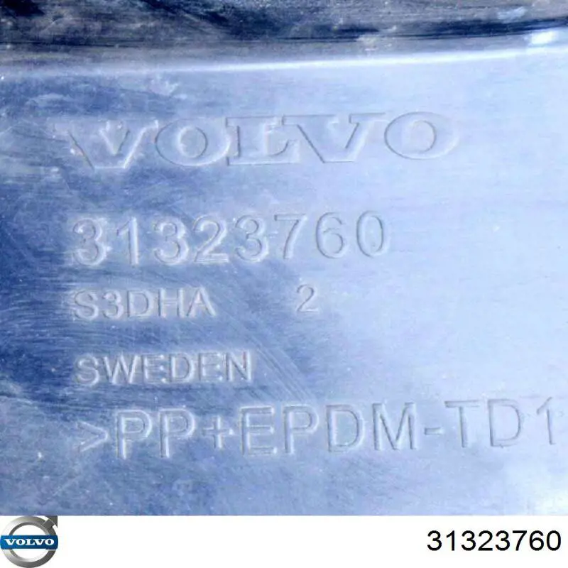 Абсорбер бампера переднего Volvo 31323760