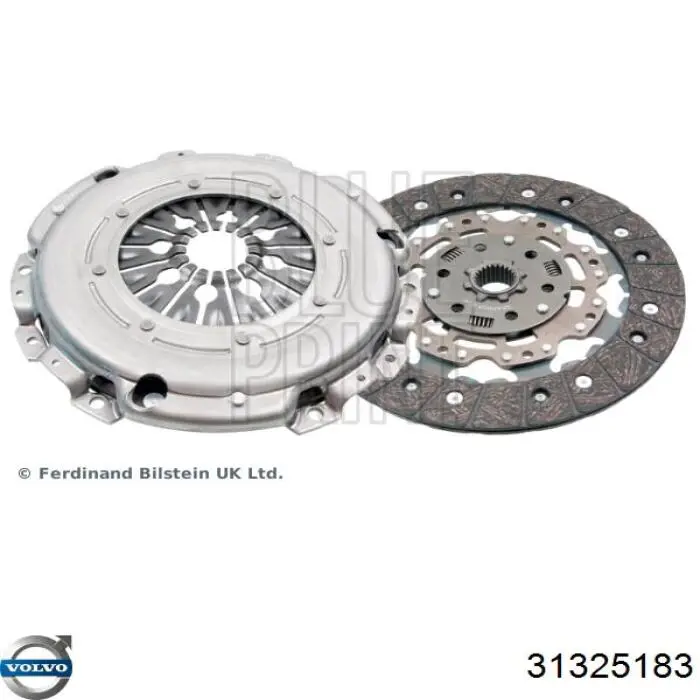 Комплект сцепления (3 части) Volvo 31325183 цена, от 567.86 USD
