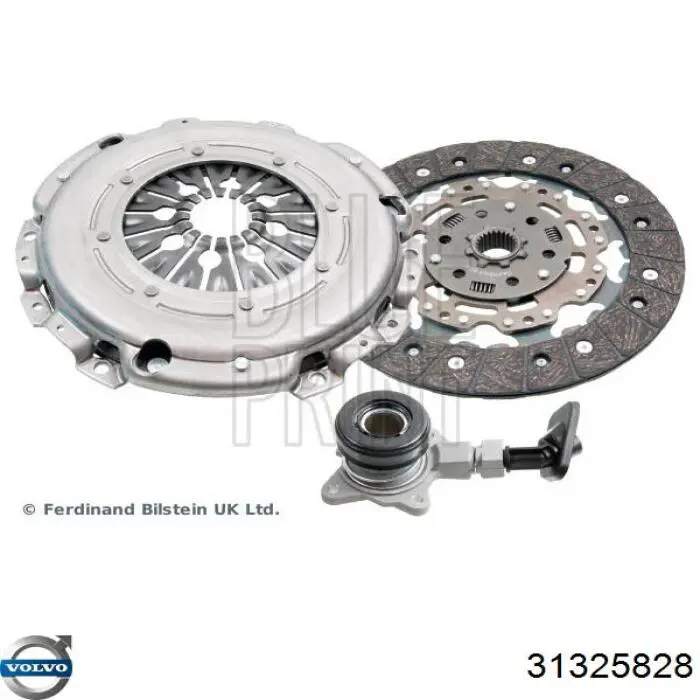 Купить 31325183 Volvo Комплект сцепления (диск, корзина, подшипник)