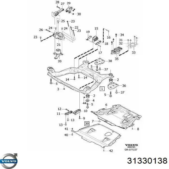 Купить 31330138 Volvo 