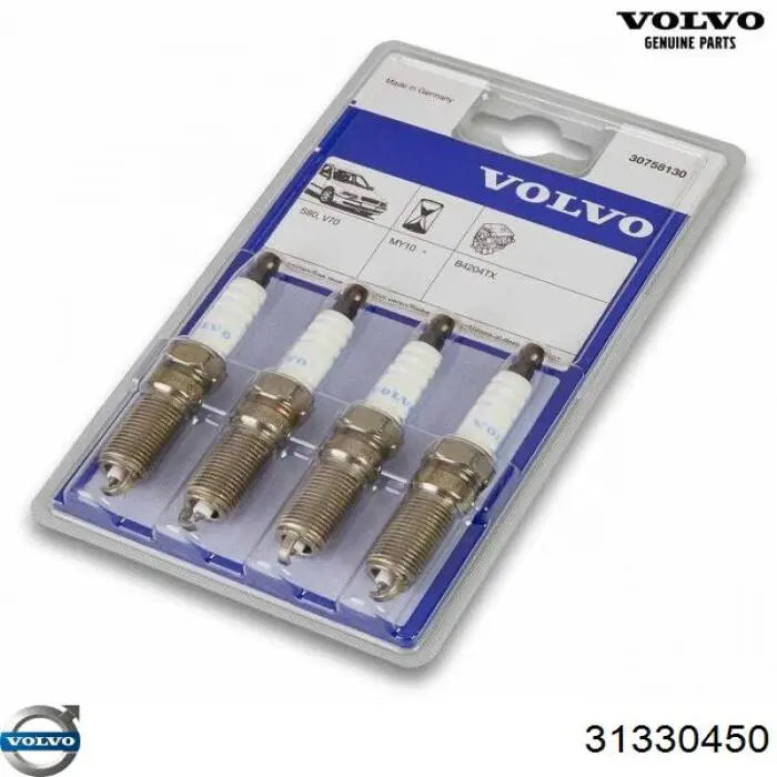 31330450 Volvo Свечи зажигания
