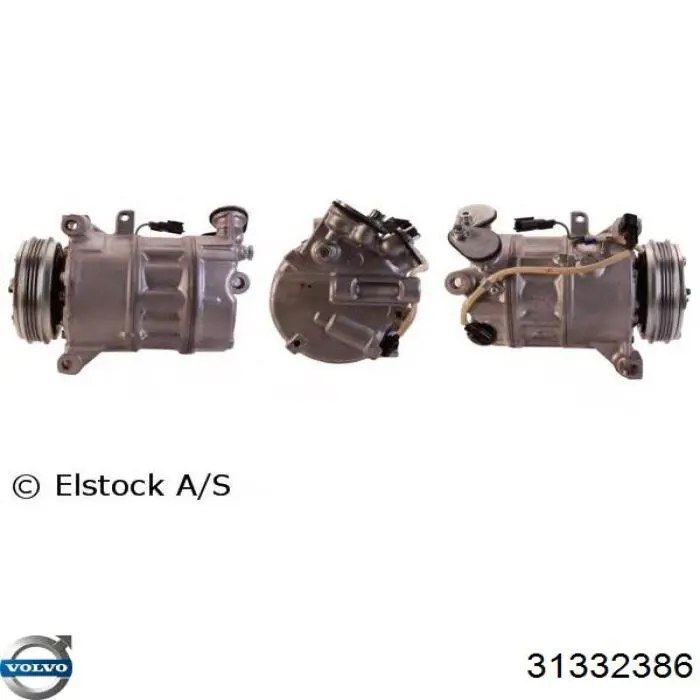 31332386 Volvo compressor de aparelho de ar condicionado